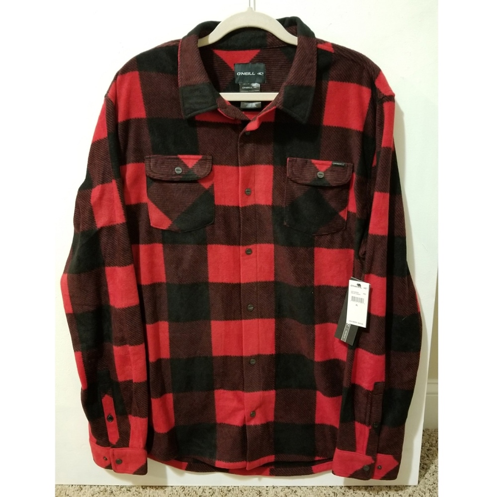 O'NEILL Black and Red Arctic Check L/S  XL